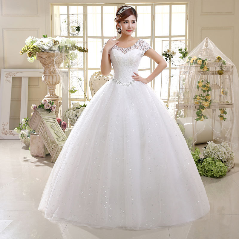 Directly from the Manufacturer: New 2026 Korean-Style Slim-Fit Wedding Dress with Lace-Up Design, Plus-Size Bridal Gown for Photo Studio