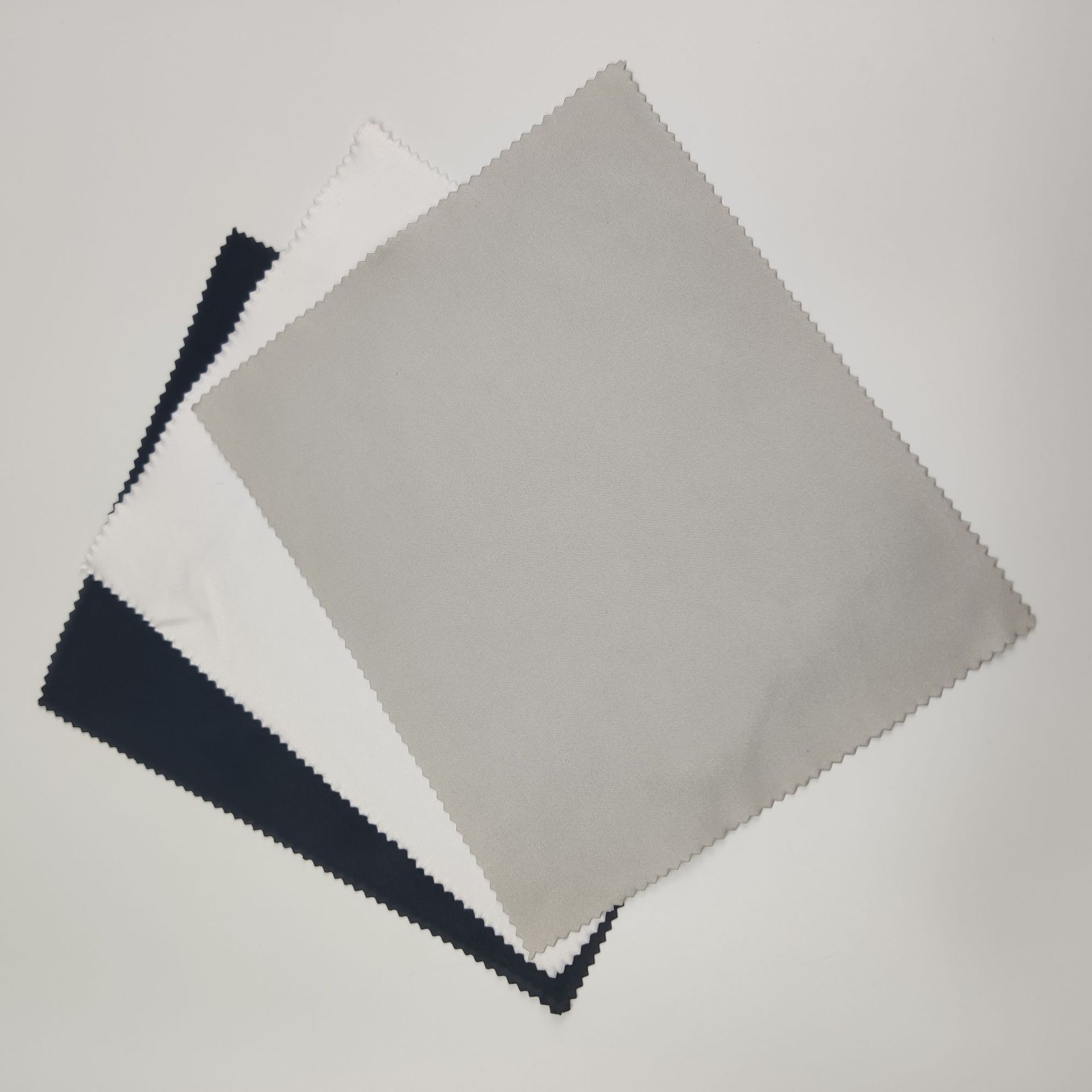 メガネ拭き　在庫あり　白、黒、グレー　針状超極細繊維　メガネ拭き　ロゴのカスタマイズ可能