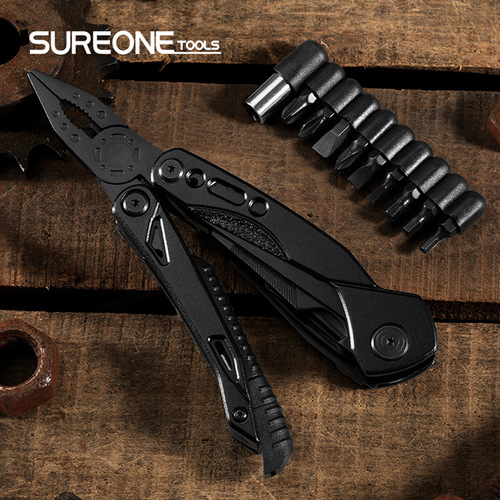 Multifunctional Knife Pliers, Stainless Steel Folding Knife, Flint Stone Pliers, Survival Knife, Outdoor Small Knife, Multifunctional Pliers