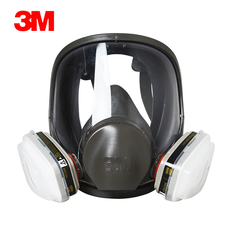 3m6800 con 6005 Anti-Virus máscara spray pintura formaldehído decoración anti-vapor orgánico activado máscara protectora de carbón