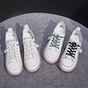 White shoes, footwear, sneakers for leisure for elementary school students, internet celebrity, 2021 collection, Korean style