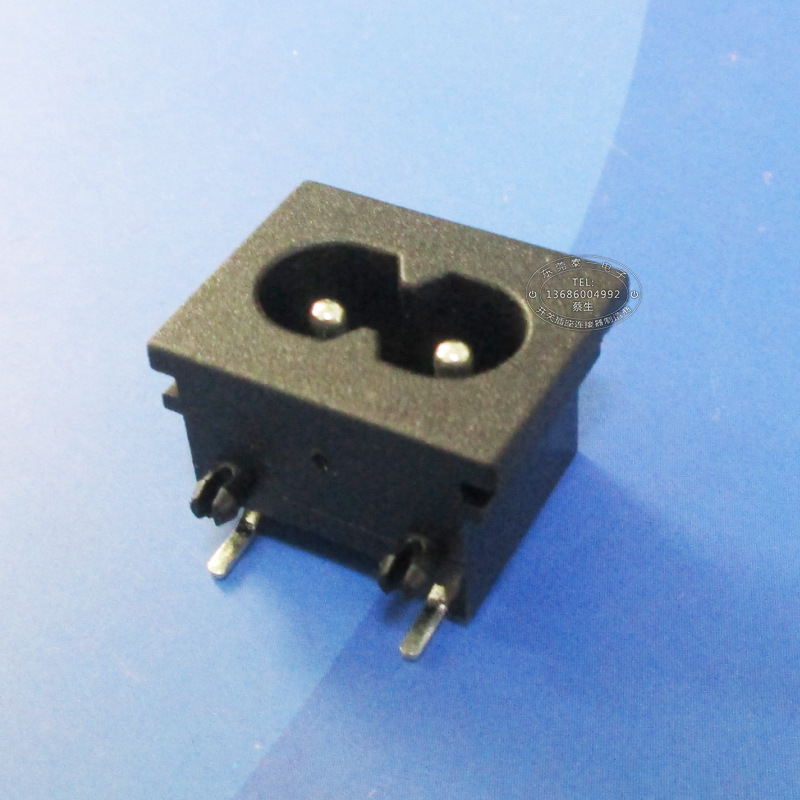 适配器新安规7A大电源8字接口 C8交流输入全铜适配电源母插座LH-8