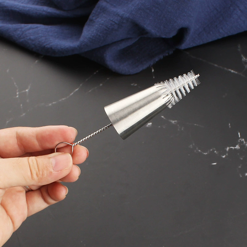Нержавеющая сталь трубопроводная насадка Чистящая Щетка крем насадка инструмент 304 нейлоновый материал инструмент для выпечки торта