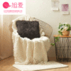 Korean plush pillow sleeve Crystal long plush sea lion pillow soft, comfortable solid color creative cushion cover