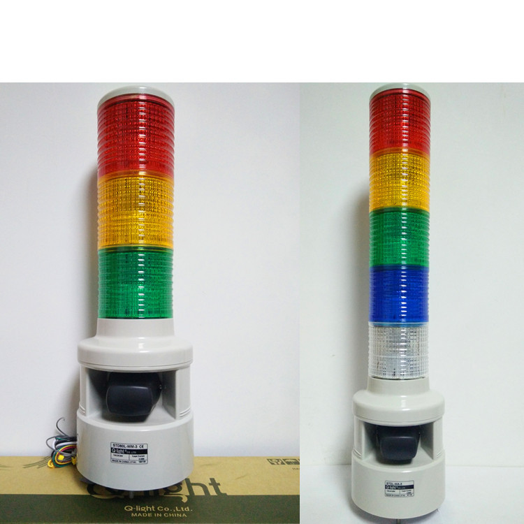 供应可莱特Q-light声光报警器STD80LF-W一体化信号灯1-5层
