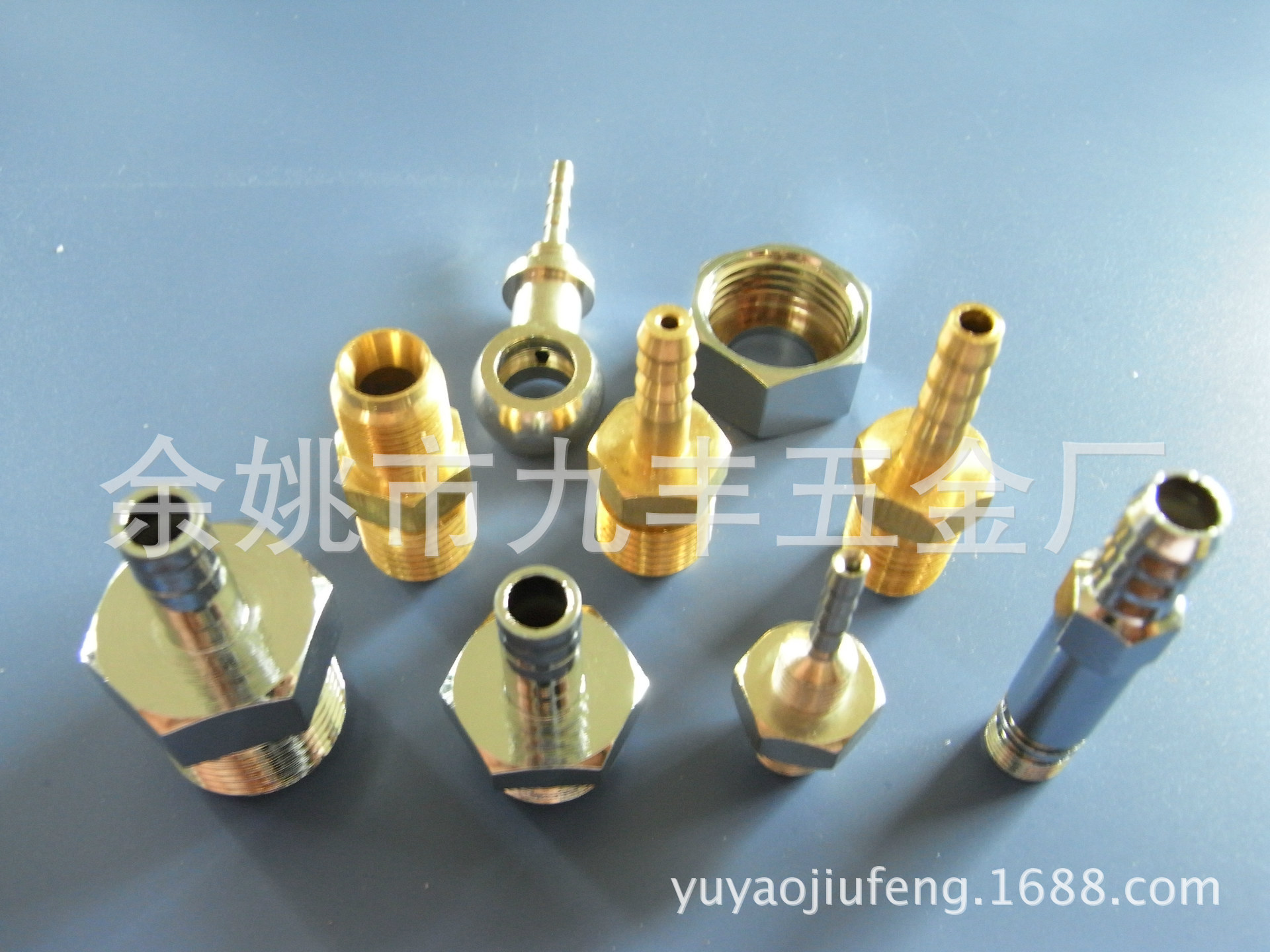 厂家供应五金配件 油压接头,铜接头