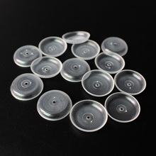 厂家批发圆形塑料蜡烛托盘 防滴蜡配件PP透明带孔卫生 蛋糕蜡烛托