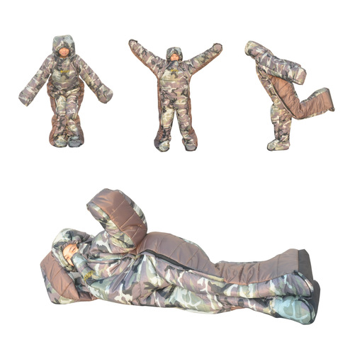 Humanoid walking camping camping outdoor sleeping bag hospital guard night temporary rest human mummy sleeping bag