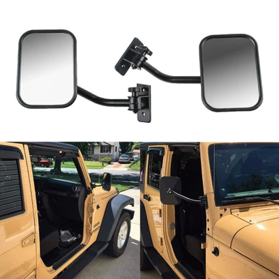 Flyquick Jeep Wrangler JK JL Tək Sütunlu Kvadrat Arxa Güzgü