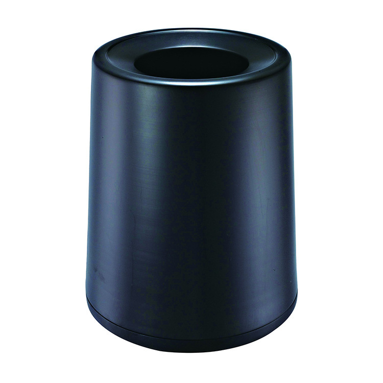 Southern Golden Cone-Shaped Aluminum Alloy Room Trash Can for Bathroom Hotel Guest Room, Lidless Direct Throw Storage Bin