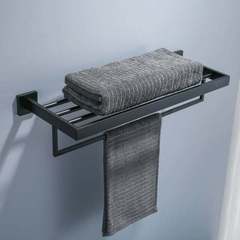 304不鏽鋼毛巾架衛浴掛件套裝浴室浴巾架衛生間毛巾杆壁掛單杆