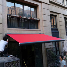 遮阳篷全盒户外电动伸缩遮阳棚别墅庭院阳台遮阳防晒蓬伸缩遮雨棚