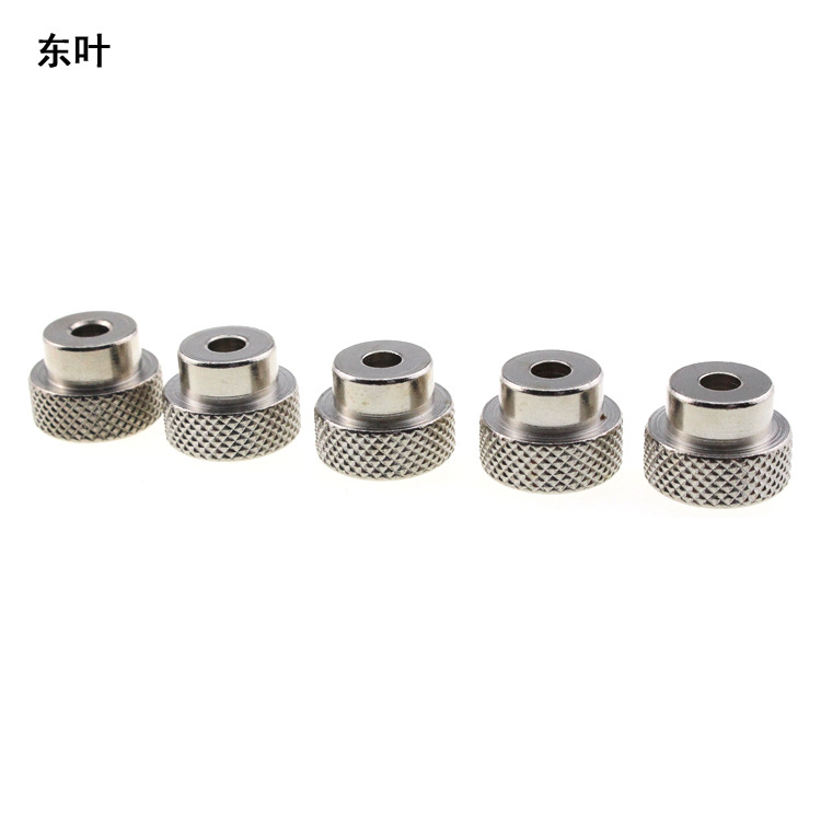 厂家直供斜纹滚花螺母 注塑热熔滚花铜螺母 铜滚花螺母定 制