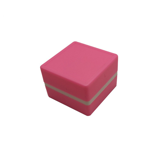 White Square Shell Macaron Color Cartoon Teaching Anime Peripheral Patterns Handnote Light-Sensitive Stamp Material Wholesale