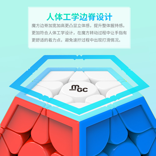 Yongjun MGC five Rubik's cube with twelve sides Yongjun mgc 3-level 5 Rubik's cube color professional racing competition