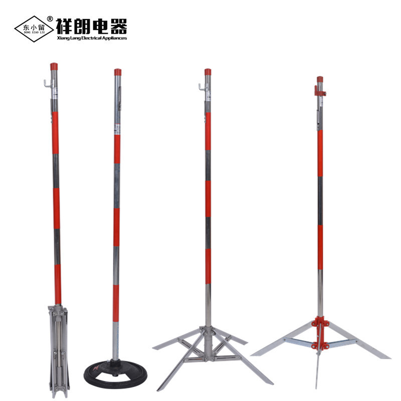 安全围栏支架不锈钢伞式围栏支架警示带安全围网支架绝缘支架插地