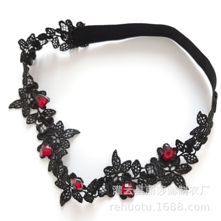 T2 conejo caliente nuevo hecho a mano nupcial encaje pierna anillo traje rojo rosa flor Liga sexy anillo par