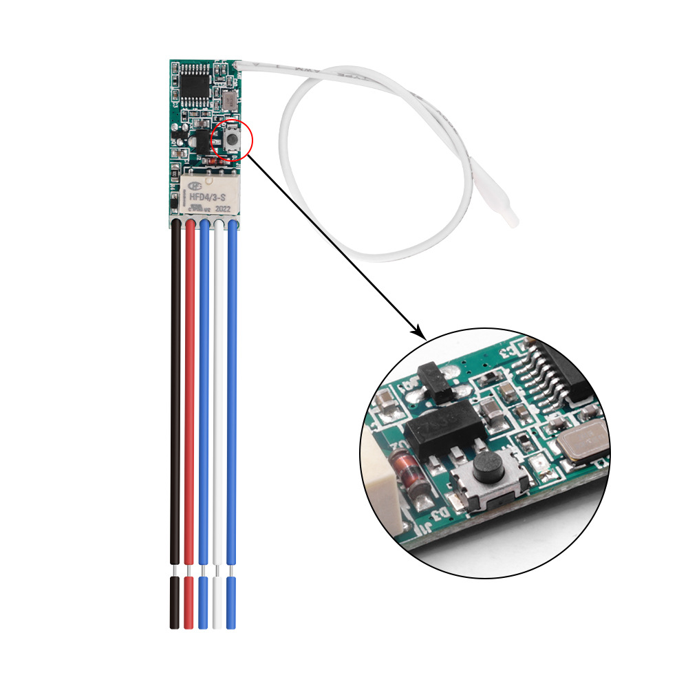 ΢������ң�ؿ���3V6V12V���������̵���LED��С����ͨ�ϵ�ģ��