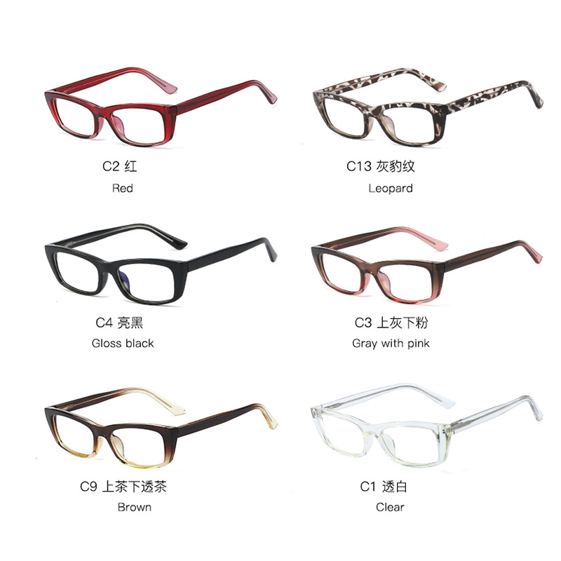 95663 Amazon seleccionado TR anti-azul gafas de presbicia luz CP insertar primavera pierna anti-azul gafas lisas de luz para las mujeres