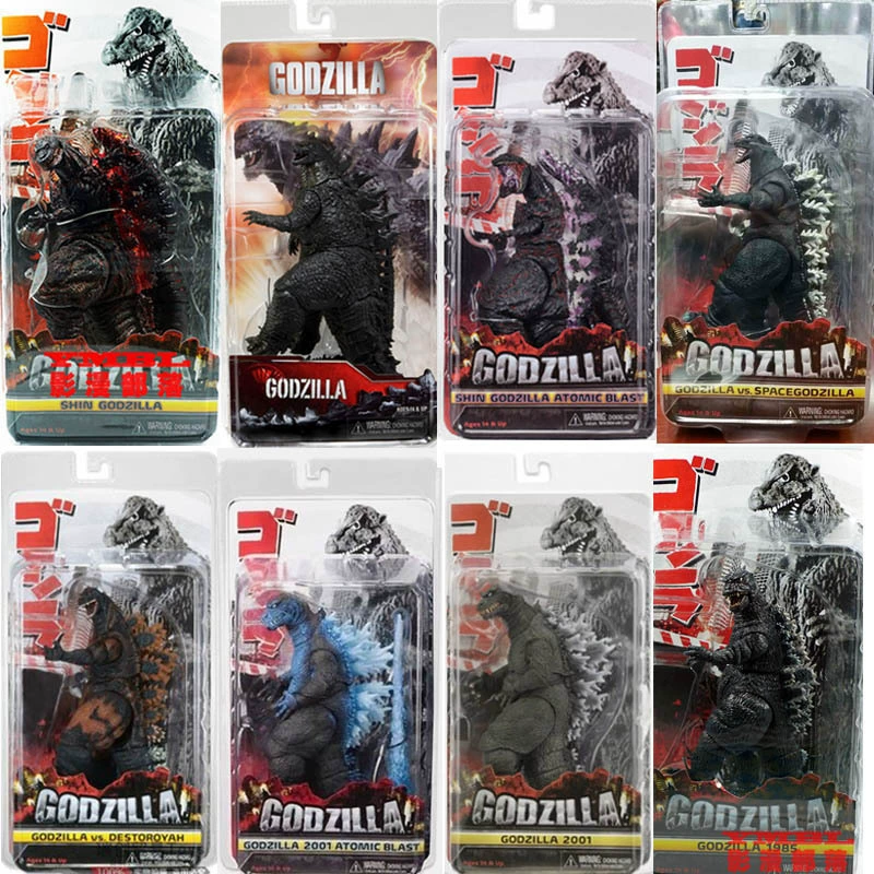 NECA2016 Movie Version 2019 Godzilla 2 Monster GODZILL Рукодельная подвижная кукла