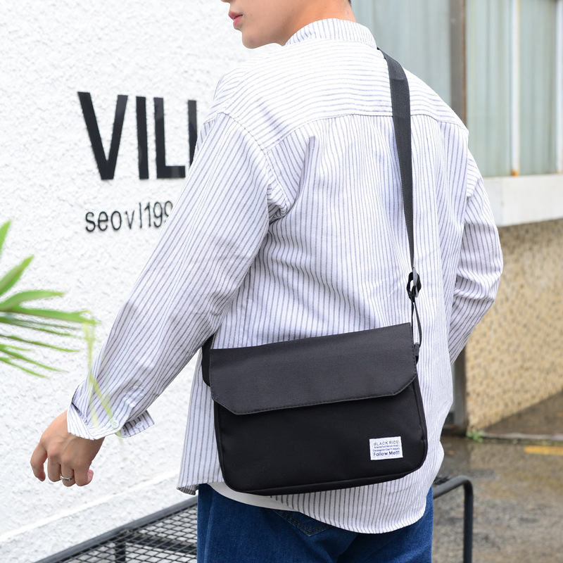 Marca de moda bolsa de mensajero de los hombres bolsa de hombro de lona niñas mochila de moda casual 2020 nuevo estilo japonés bolso crossbody