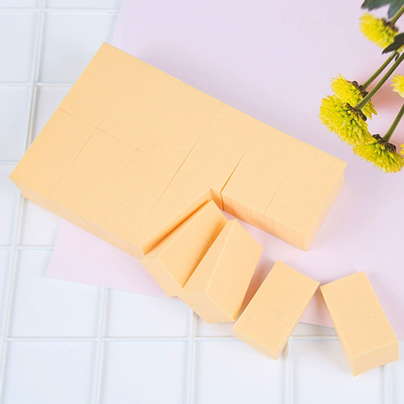 Sponge water based, triangular cotton pads, 12 pieces