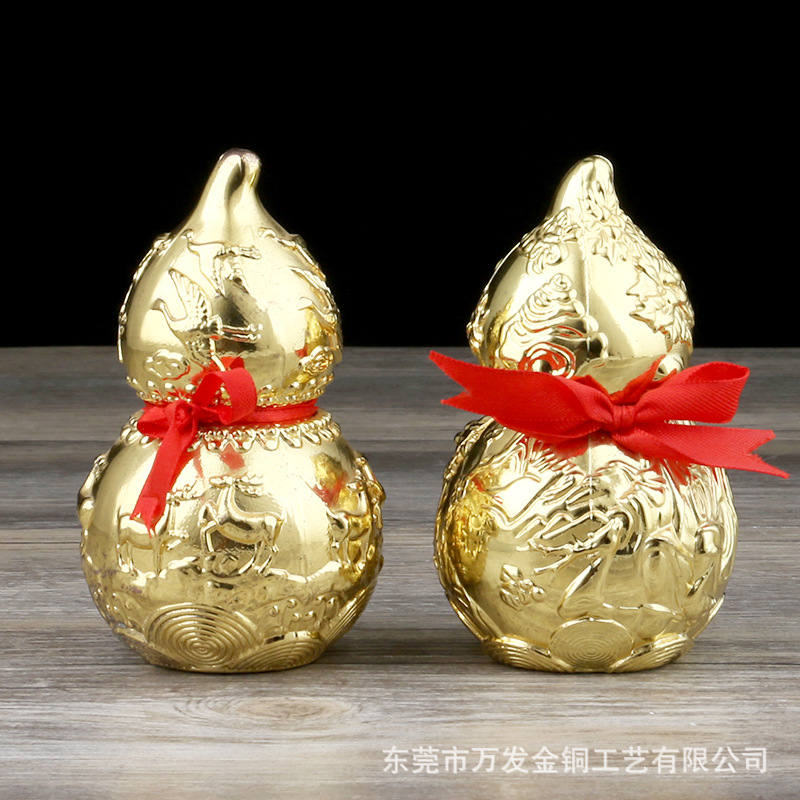 寿星公葫芦摆件风水用品工厂批发千鹤长寿鹤葫芦家居公司书房装饰