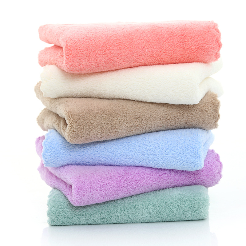 coral towel