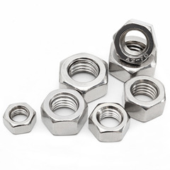 304/316/201 stainless steel hexagonal nut nut complete specifications large quantity discount M3-M48DIN934