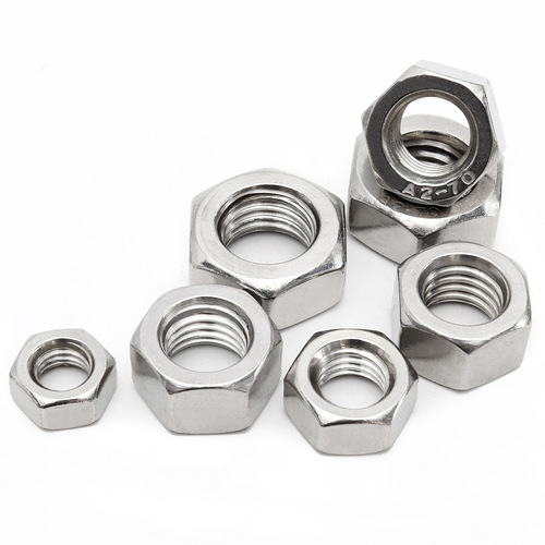 304/316/201 stainless steel hexagonal nut nut complete specifications large quantity discount M3-M48DIN934