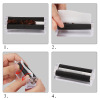 Hot -selling multi -specification plastic flue machine box in Kanto hand cigarette cigarette, portable easily operated plastic -sucking manual roll