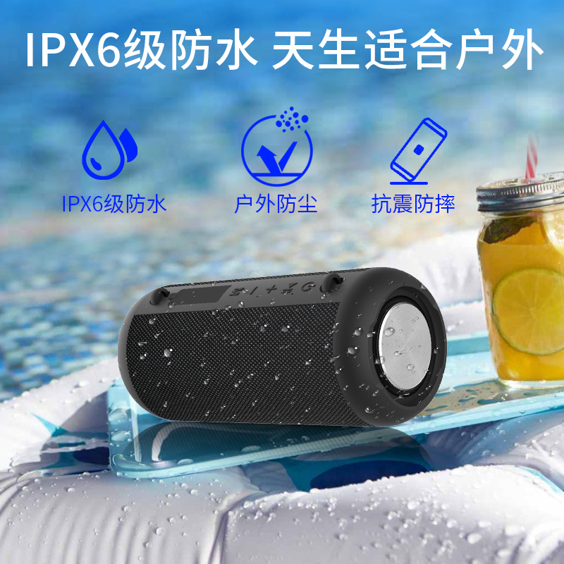 Bd18 Bluetooth Speaker Outdoor Portable Subwoofer High Volume Dual Speakers 20W Waterproof Audio High Fidelity