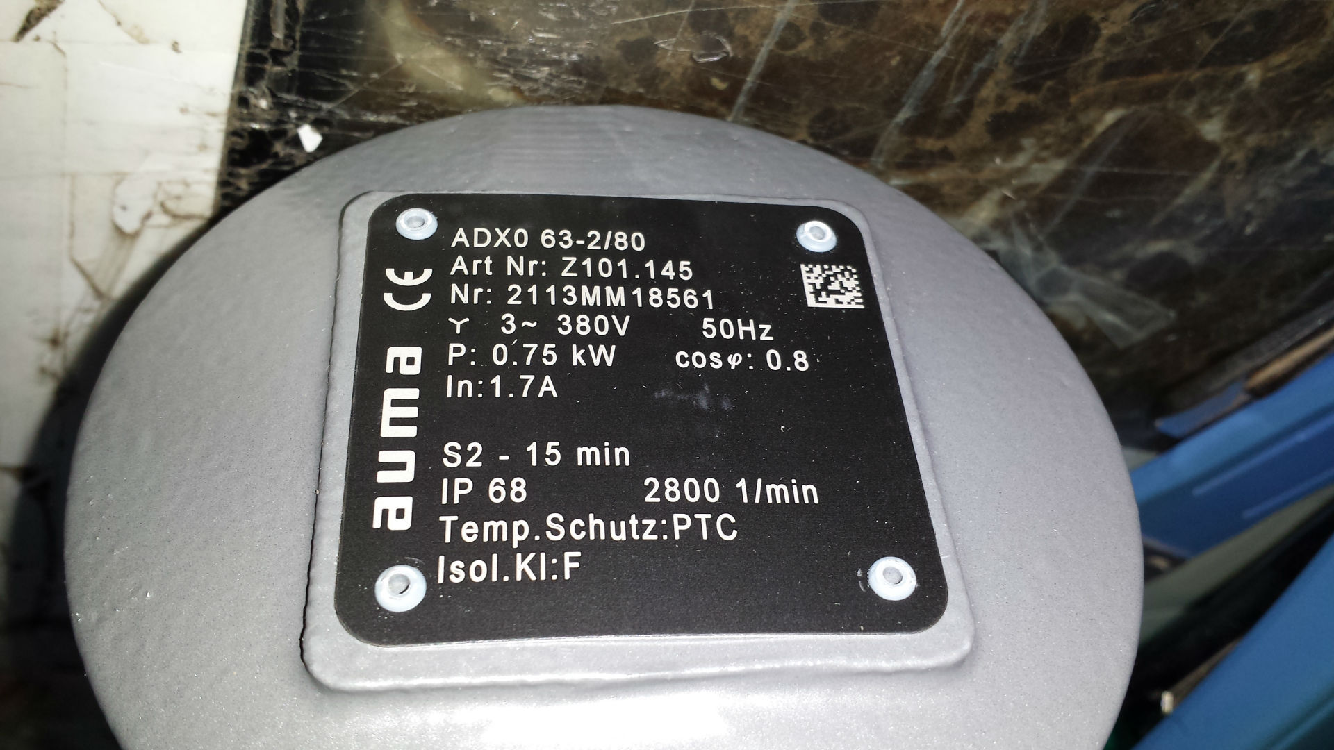 原装进口 AUMA电动缸计数器WSH10.2 Kom Nr:13173961