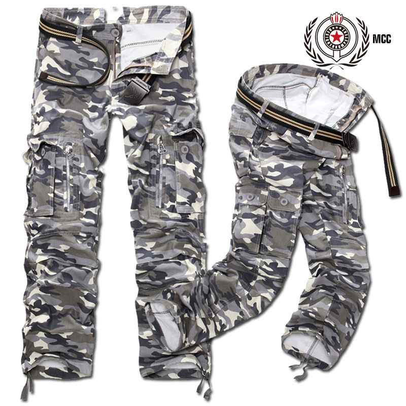 men's casual camouflage trousers