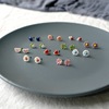 Ceramics, fresh universal earrings, accessory, Japanese and Korean