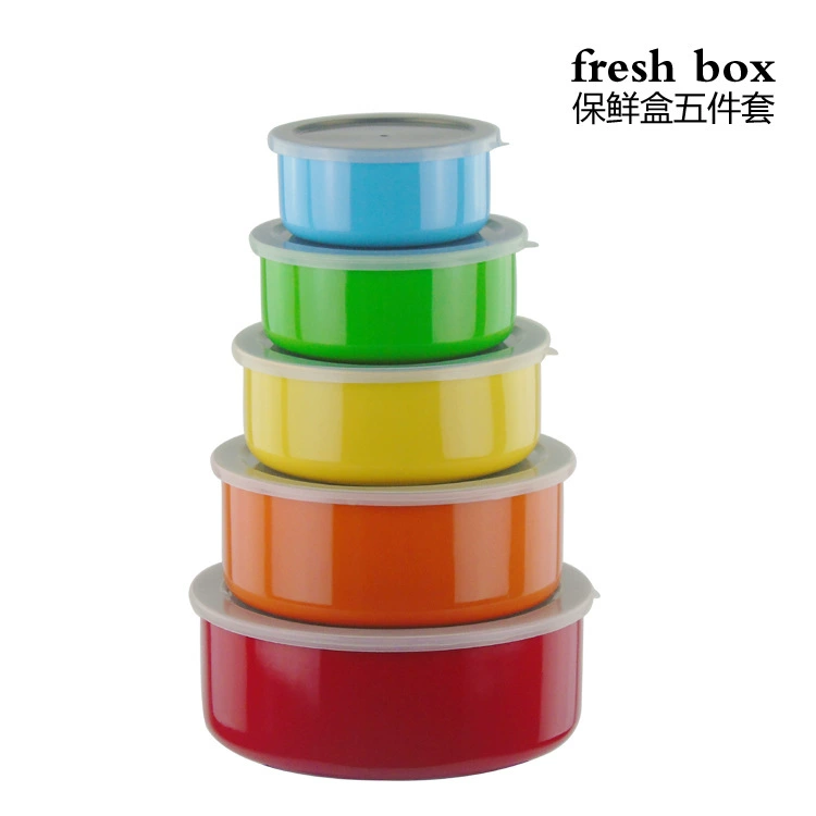 Костюм для хранения кухонный Удобный резервуар для хранения с крышкой круглый хрустящий ящик трансграничный