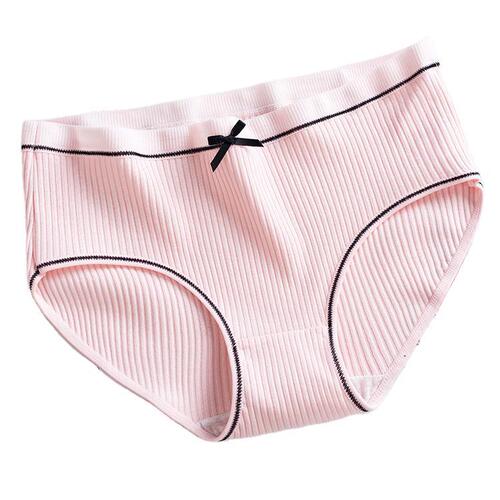 New mat lace threaded women's underwear Japanese threaded cotton plus size women's briefs T12