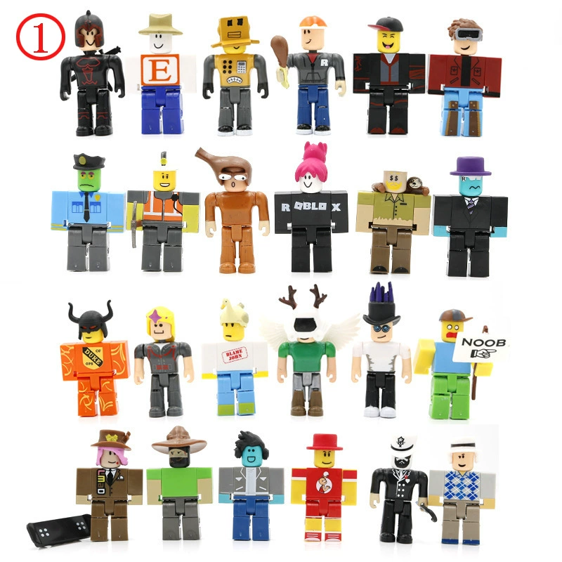 Коллекционные конструкторные фигуры ROBLOX — Первый выпуск, 24 модели, простая упаковка в мешке, 8,5 см