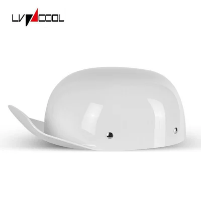 Motosiklet kaskı (dəbilqə) — Motorcycle Battery Vehicle Riding - white-m