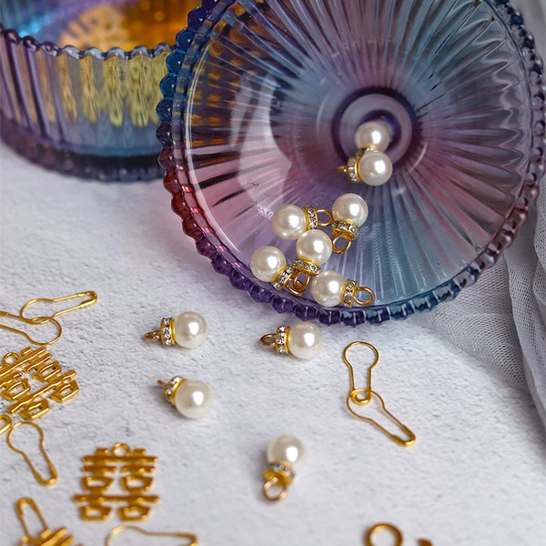 Beads pearl, accessories, pin
