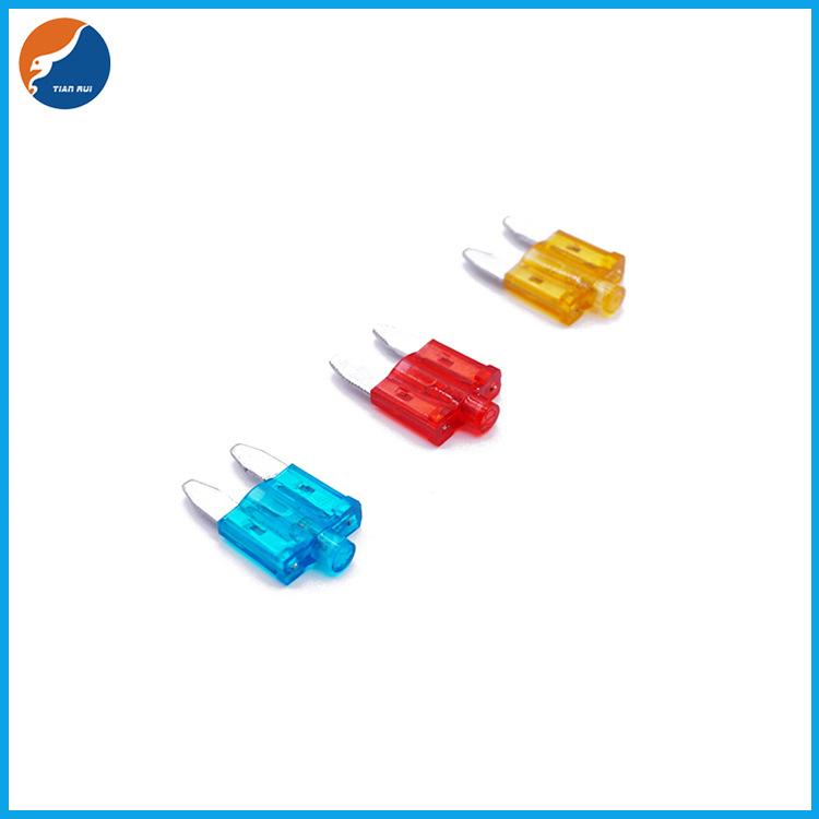 厂家直售小号带灯汽车迷你尖脚插片保险丝批发车载
