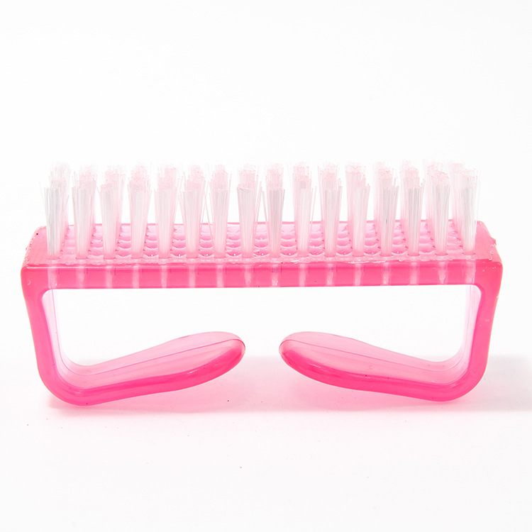 Herramientas de uñas cepillo de cuerno de plástico grande polvo de uñas cepillo de polvo cepillo de cuerno Limpieza de uñas Herramientas de limpieza