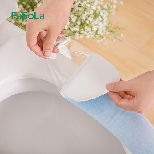 Japanese-style Fasola universal toilet seat cushion waterproof household toilet cover toilet ring adhesive toilet sticker