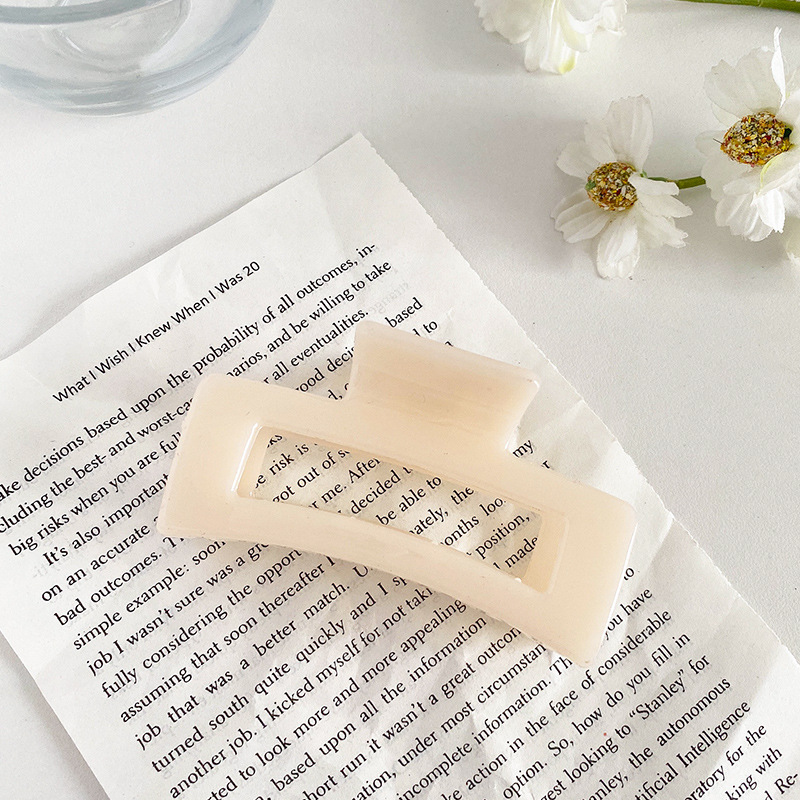 Corea del Sur elegante temperamento baño clip femenino neto rojo superior clip pelo espalda Cabeza clip pelo clip tocado