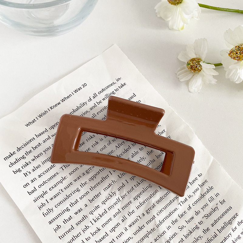 Corea del Sur elegante temperamento baño clip femenino neto rojo superior clip pelo espalda Cabeza clip pelo clip tocado