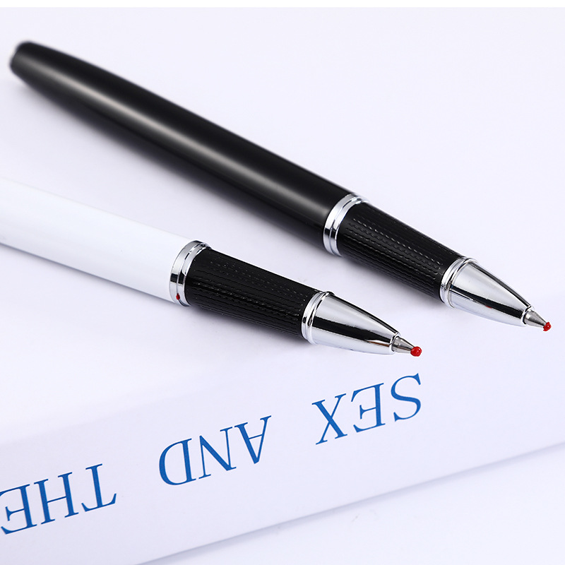 Fabricante en stock Bolígrafo de metal pluma firma pluma Oficina pluma de gel publicidad de negocios pluma de regalo pluma de metal letras