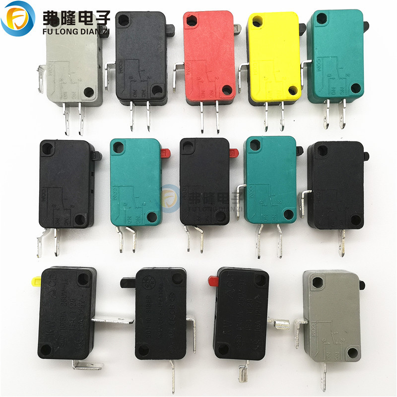 厂家直销中型微动开关V-15-1C25无柄系列 行程开关限位开关可制定