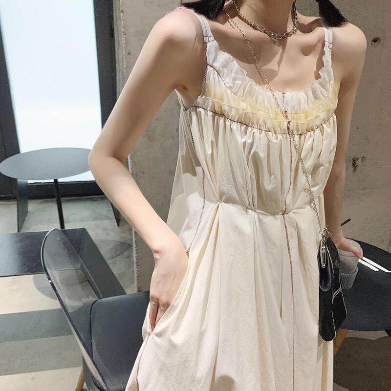 in stock/MONA French Style dress Women's Light Mature Style Design Sense Niche Retro Elegant Tight Waist Slimming Slip Skirt