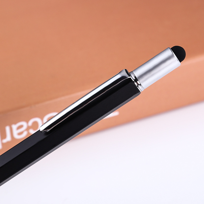 Fabricante multifunción medidor de nivel bolígrafo de alto grado de metal firma pluma de publicidad comercial pluma destornillador escala