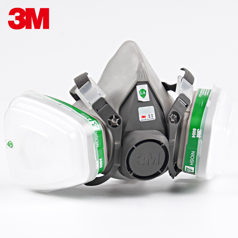 3M6200 + 6004 Anti-Virus de la máscara anti-amoníaco y metilamina gas máscara de gas de protección